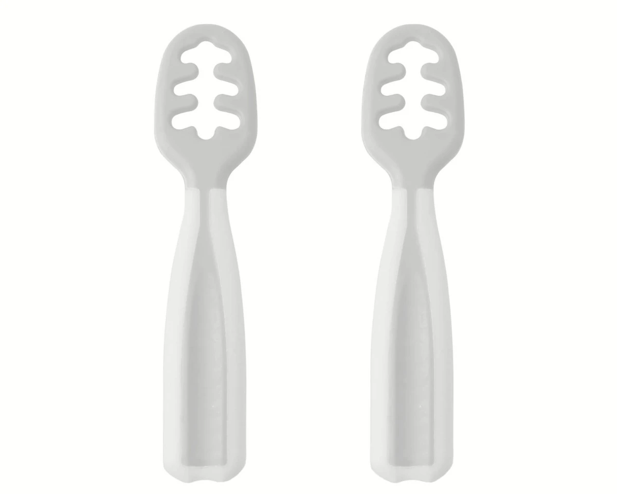 Set 2 Precucharas para Bebes Gris